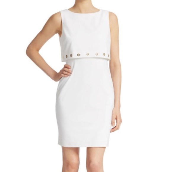 Calvin Klein Dresses & Skirts - Calvin Klein | Popover Grommet Sheath Dress